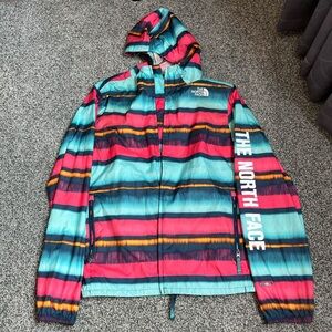 The North Face Vibrant Striped Hooded Jacket